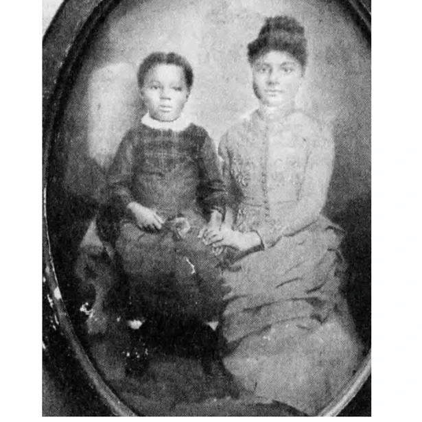 Historic portrait of two members of the Scott-Ford family